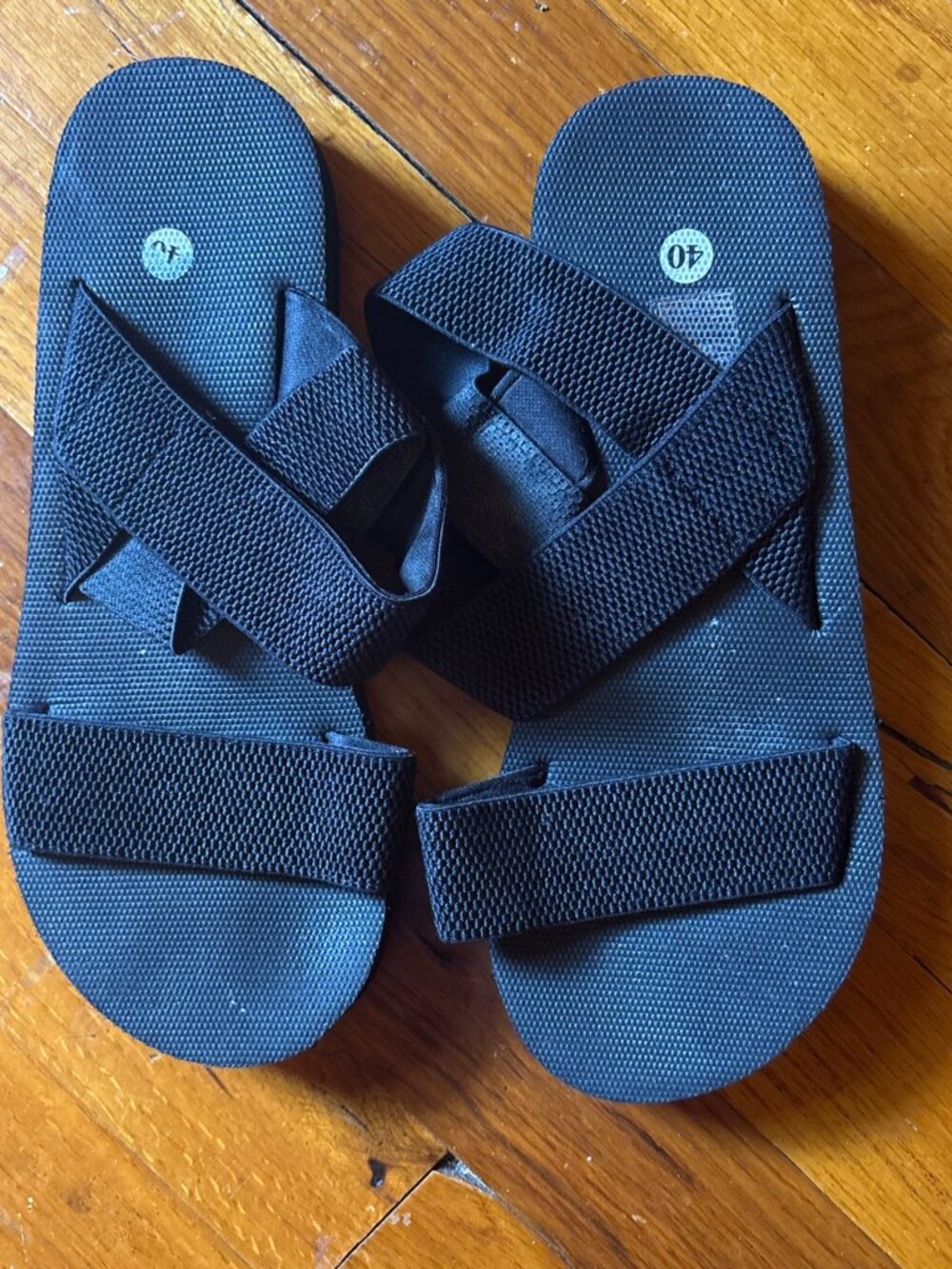 black sandles